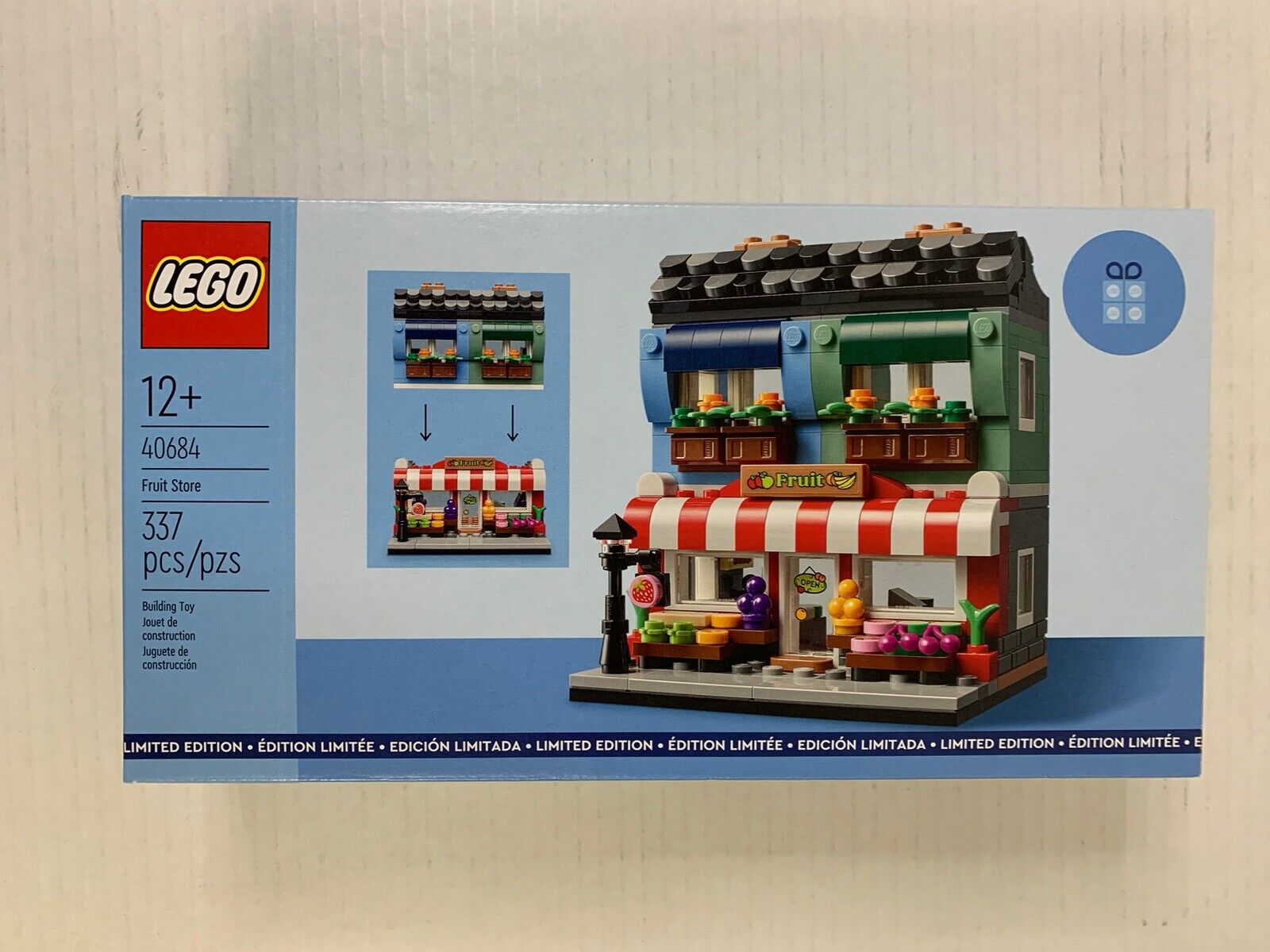 Lego 40684 Fruit Store Limited Edition - New Factory Sealed - Ready to ship