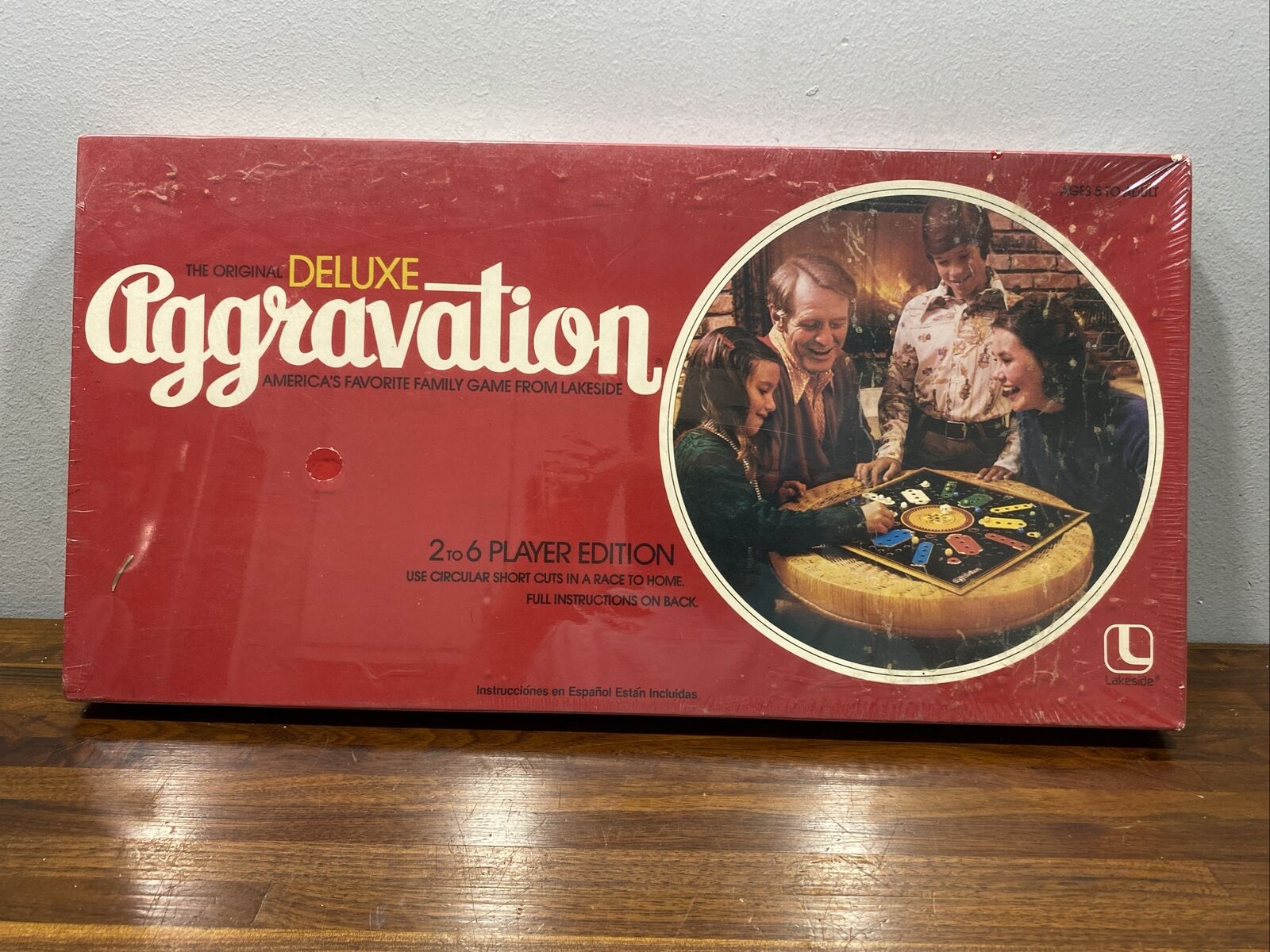 Aggravation Board Game Lakeside Vintage 1982 The Original Deluxe NEW SEALED