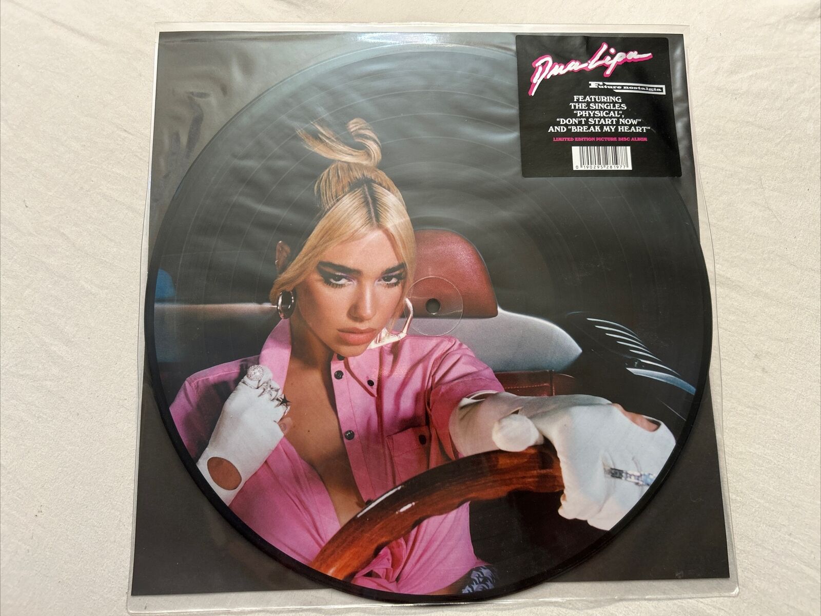 Future Nostalgia by Dua Lipa Limited Edition Picture Disc Vinyl Record Album