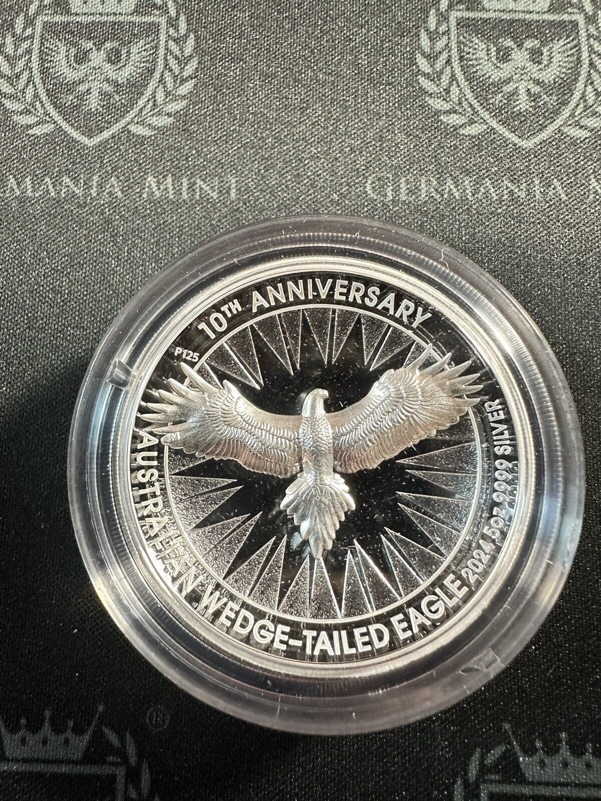 2024 Australia P-125 5 oz Proof Silver Wedgetail 10th Anniversary Minted 1000
