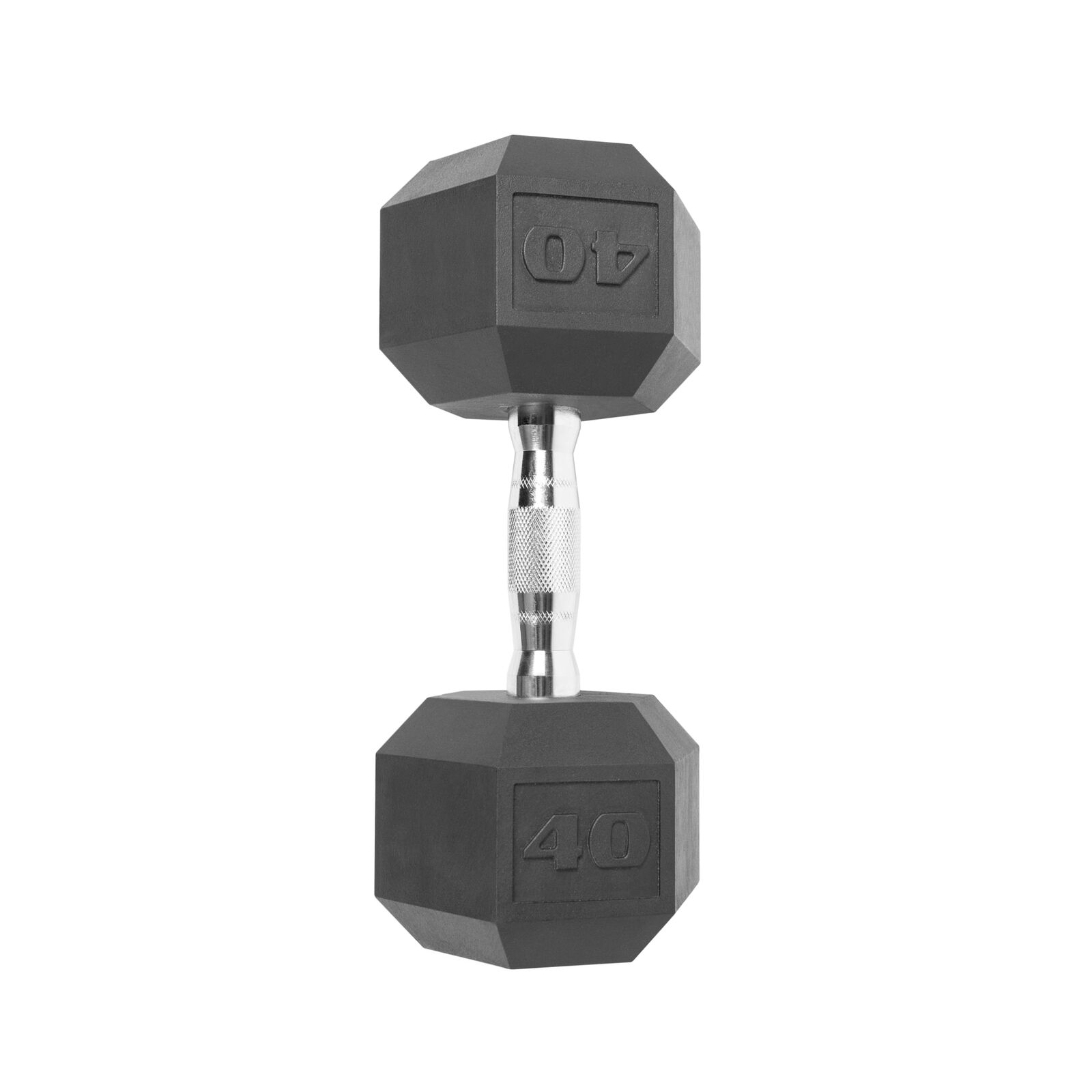 Barbell Coated Hex Dumbbell, Single 40 lbs