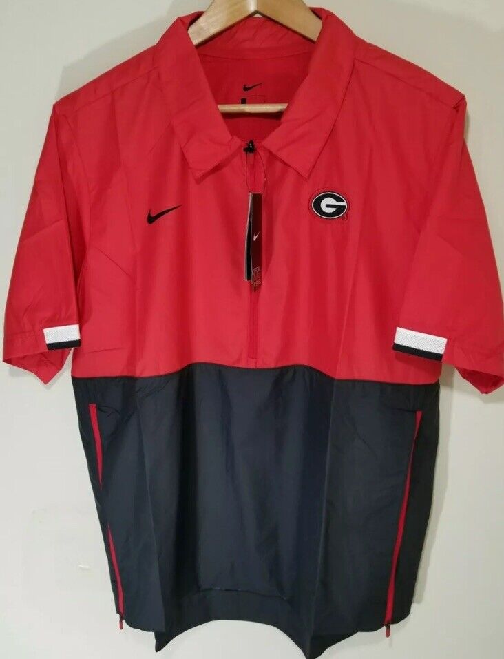 Nike Georgia Bulldogs On Field Football Windbreaker Jacket CQ5160 Men Size XL