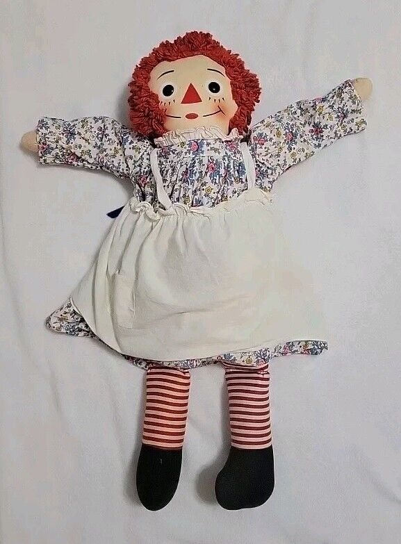 Vintage Knickerbocker Raggedy Ann Doll 30” - One Owner