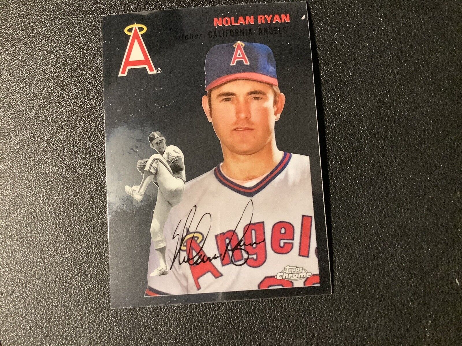 2023 Topps Chrome Platinum Nolan Ryan Base Card Angels #482