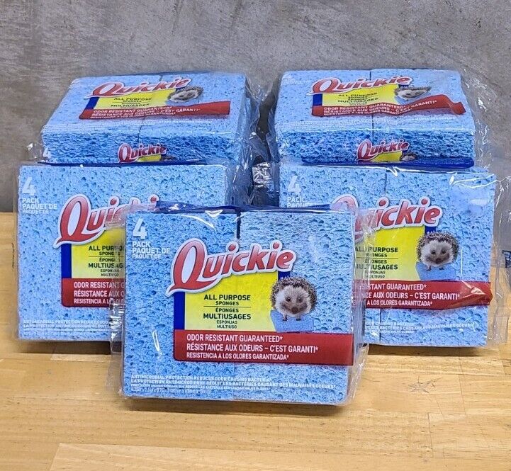 Quickie (4 PACK) All Purpose Blue Sponges