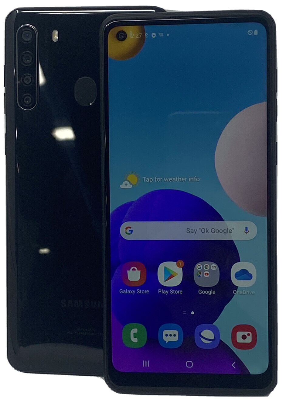 Samsung Galaxy A21 SM-A215W Black 32GB Unlocked Smartphone - Good