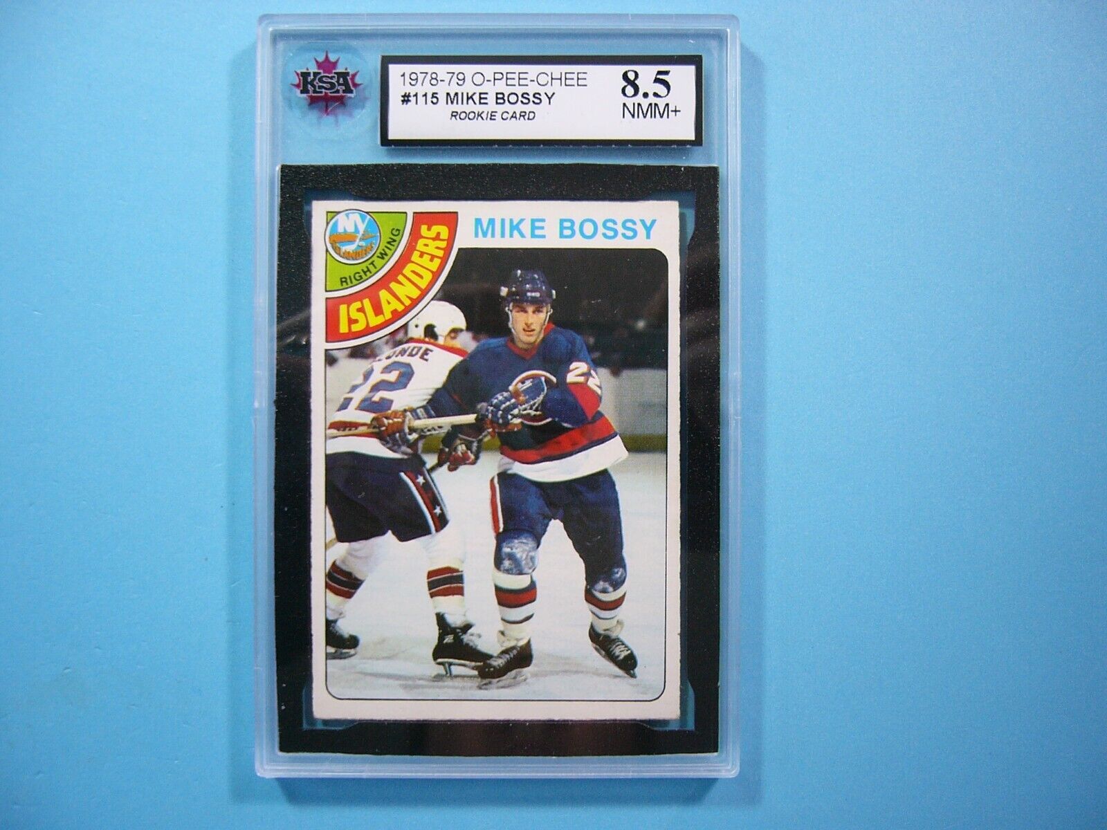 1978/79 O-PEE-CHEE NHL HOCKEY CARD 115 MIKE BOSSY ROOKIE RC KSA 8.5 NM/MINT+ OPC