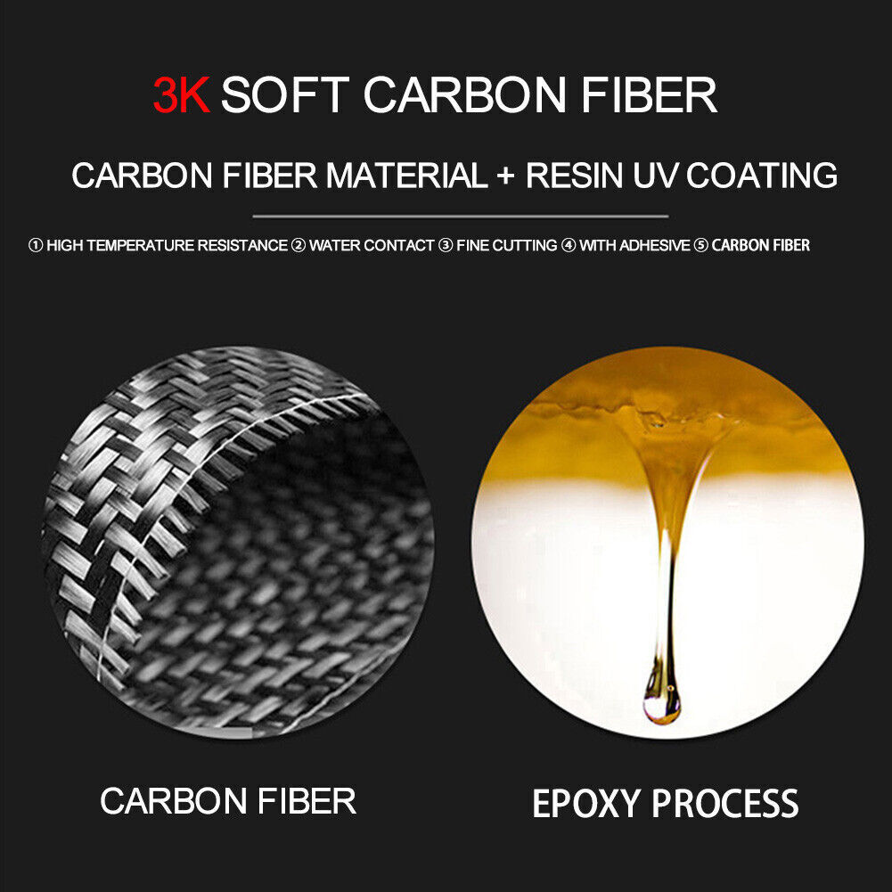 69Pcs Carbon Fiber Full Whole Interior Kit Cover Trim For Jeep Wrangler 2007-10