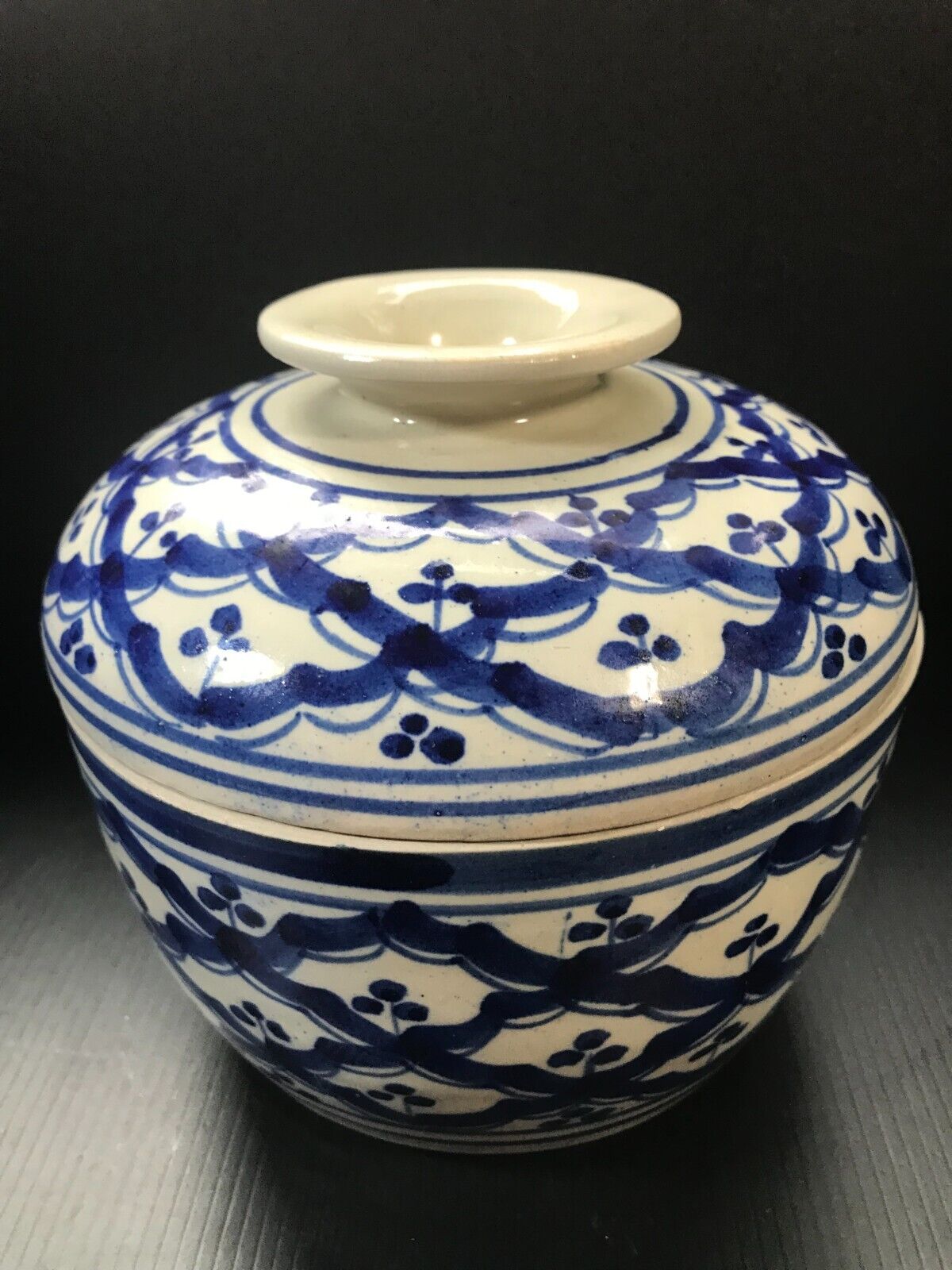 Vintage/Antique Chinese Porcelain Rice Bowl With Lid