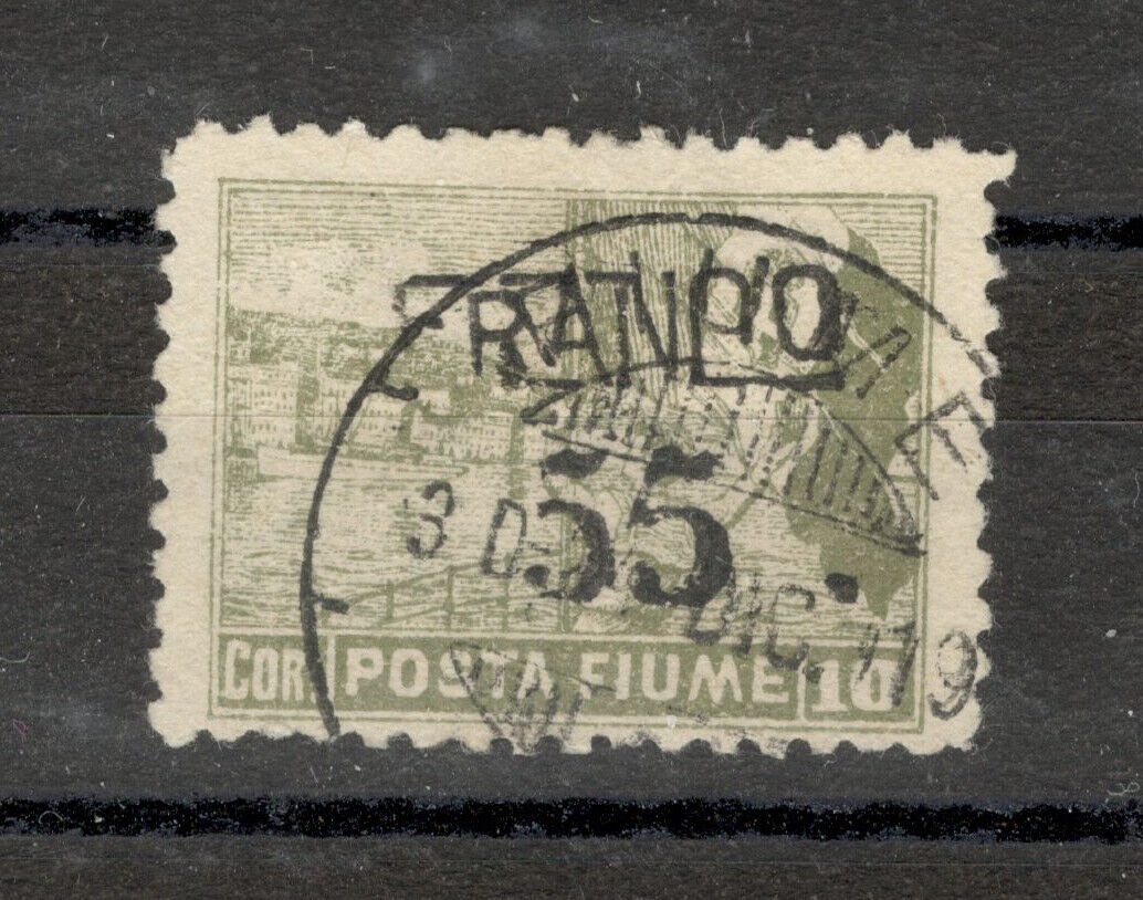 FIUME - ITALY - USED STAMP - SASSONE Nr. D87/I - VERY RARE - CERTIFICATE - 1919.
