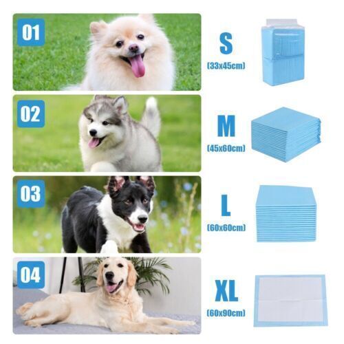100PCS XL Dog Pads PEE Puppy Training Underpads House Ultra Heavy US