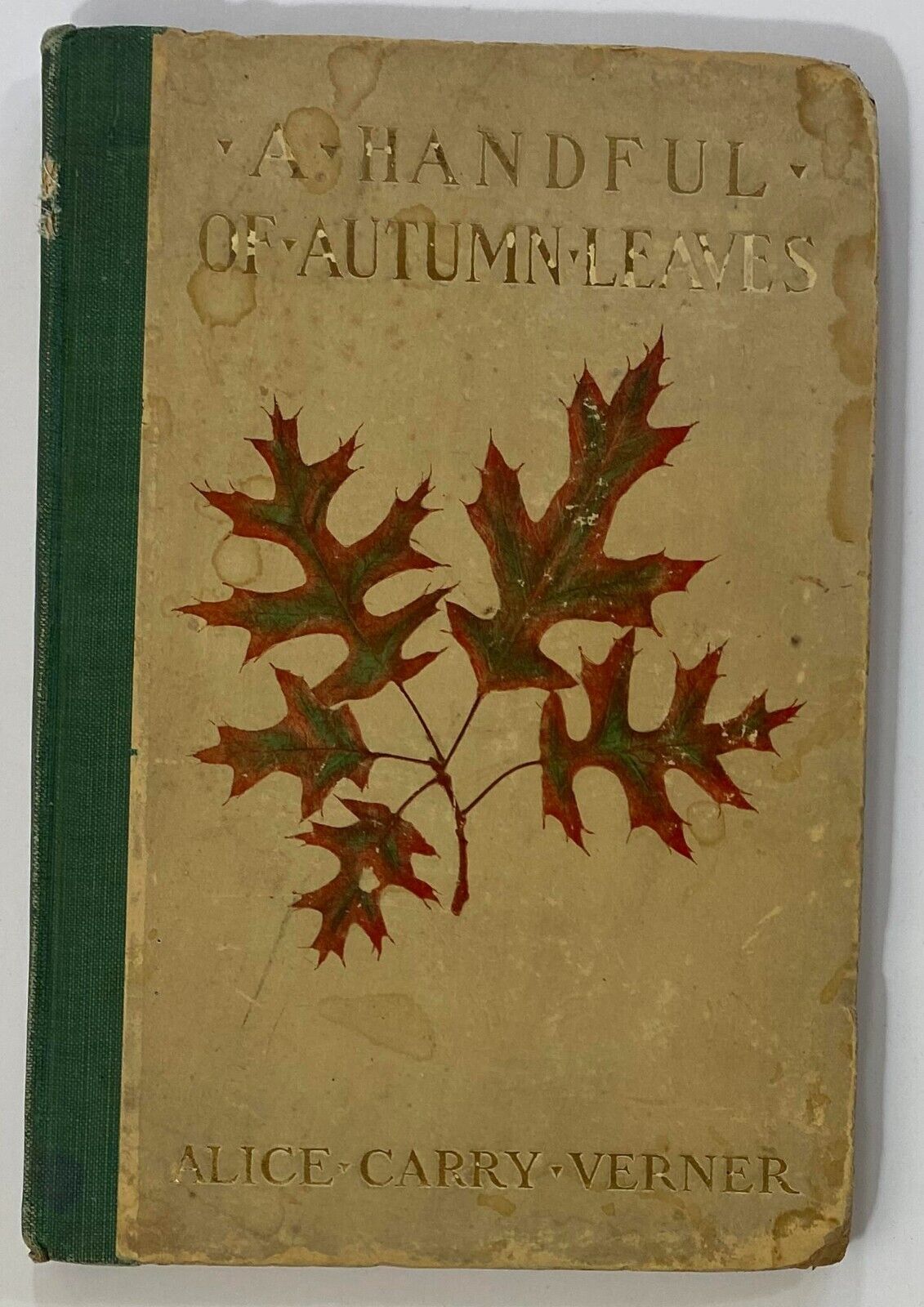 Antique A Handful of Autumn Leaves By Alice Carry Verner 1911 hardcover