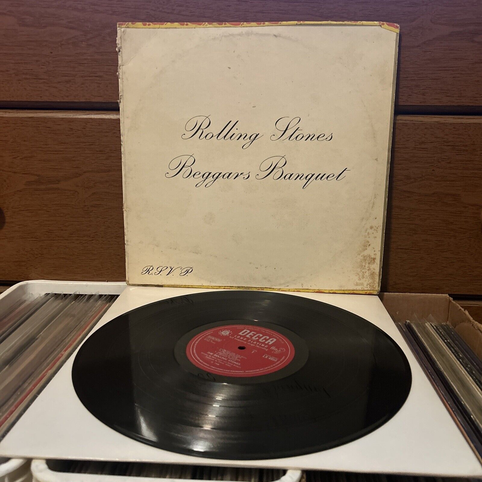 The Rolling Stones - Beggars Banquet 1st UK *Unboxed* Decca *Mono* Press Import