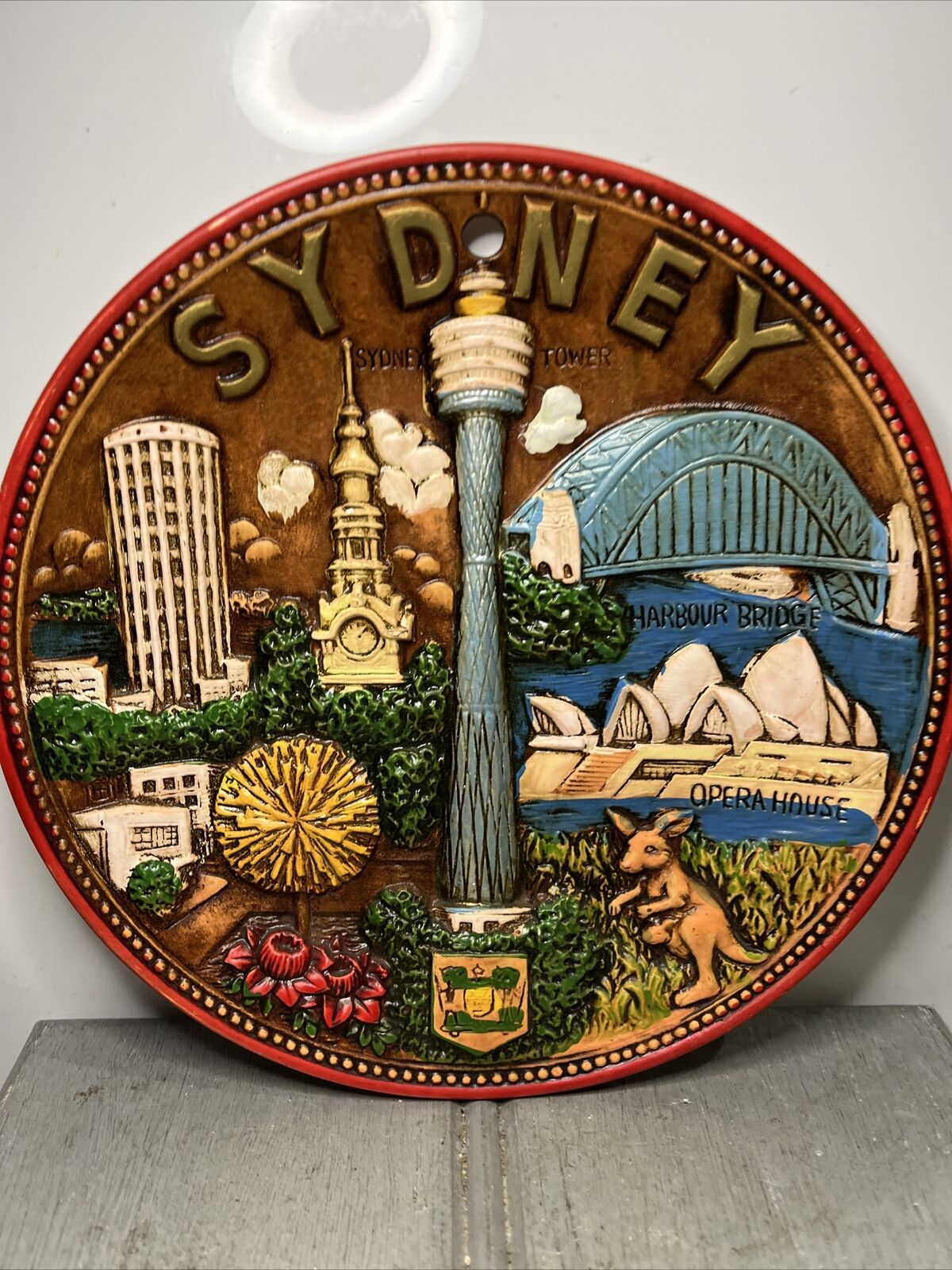 Sydney Decorative Collectable Vintage Display Souvenir Plate