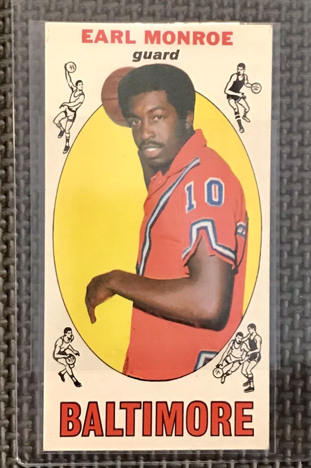 1969-70 Topps Basketball Earl Monroe #80 RC Rookie Card Excellent Condition