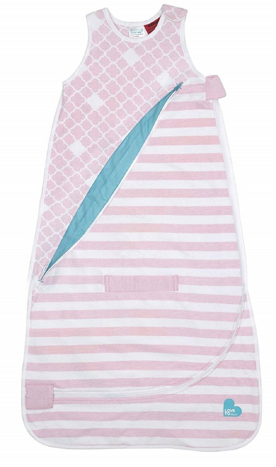 Love To Dream Inventa Sleep Bag, 4-12 Months, Light Pink, Lite