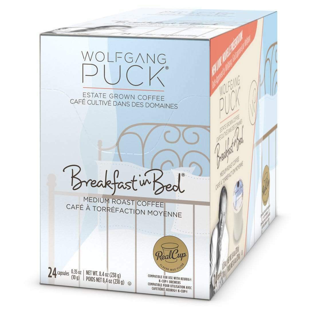 Wolfgang Puck Breakfast in Bed Coffee 24 to 192 K cups Pick Any Size 