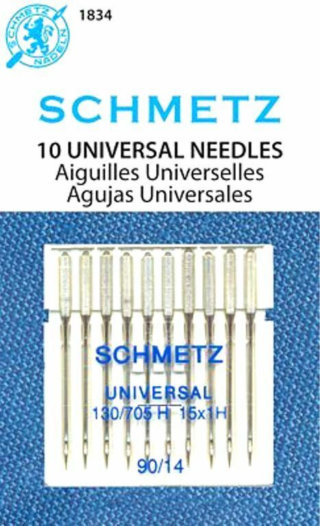Schmetz Universal Sewing Machine Needles Size 14/90~ 10PK~Part# 1834~Free Ship