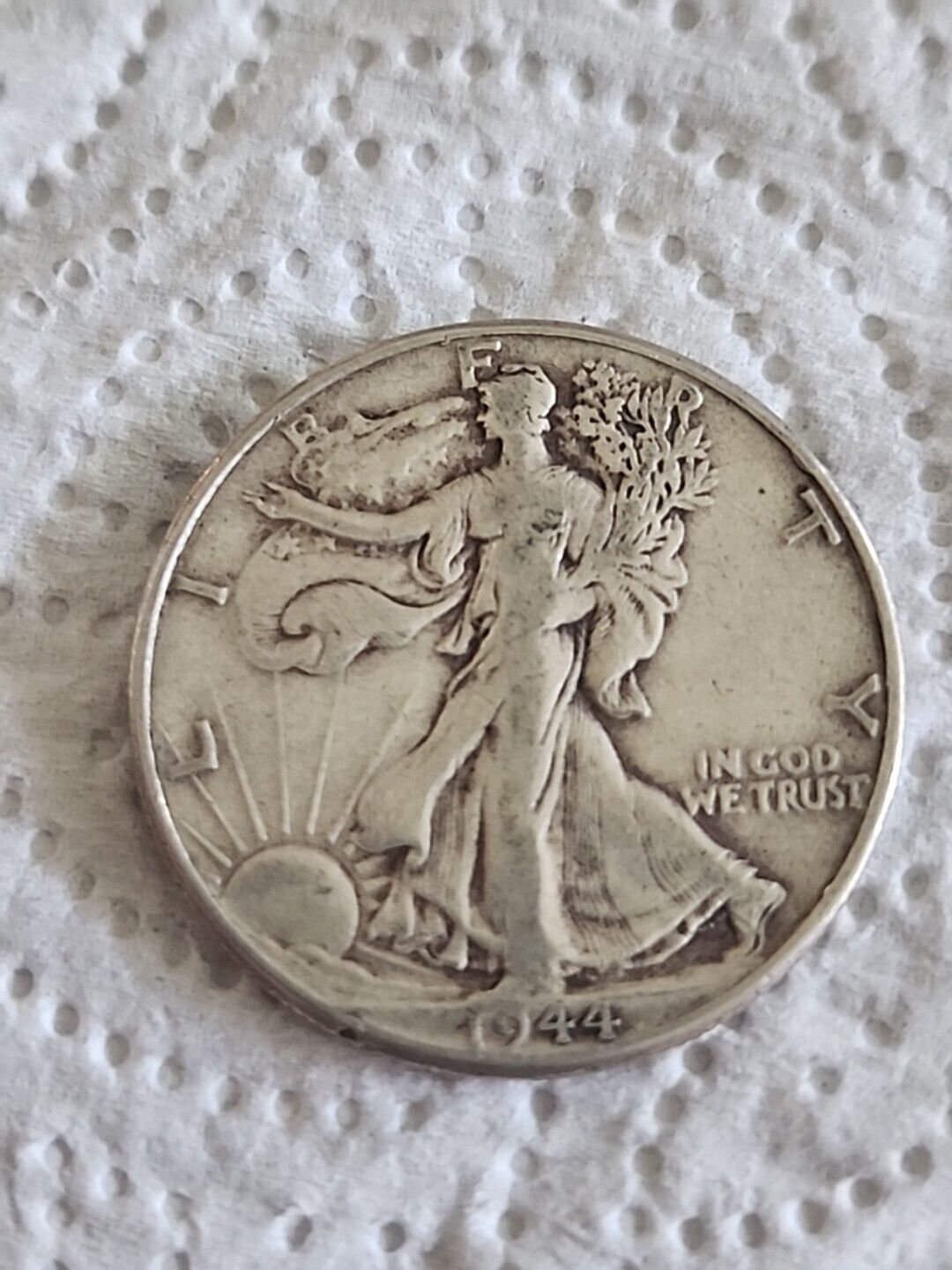 1944-P Walking Liberty Half Dollar 90% Silver 