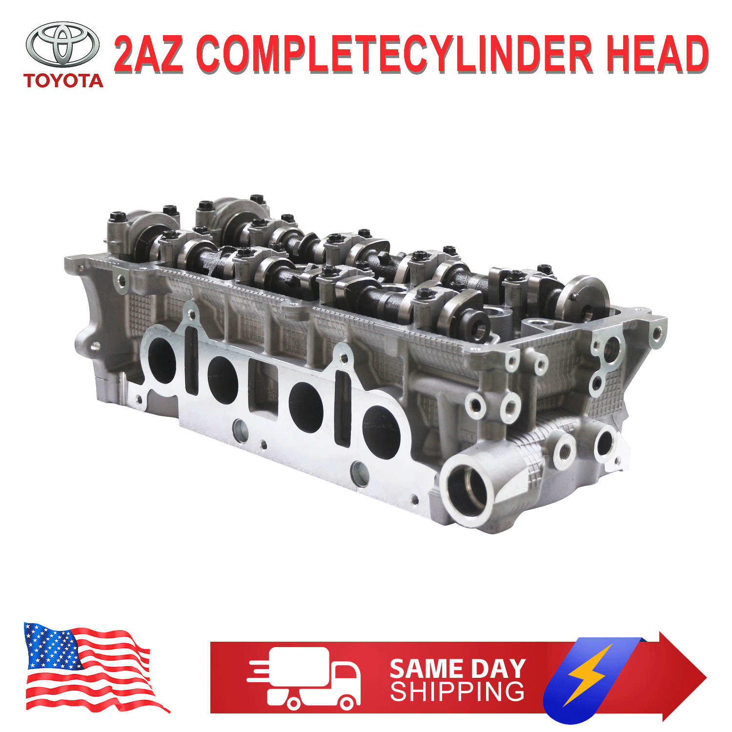Complete Cylinder Head fit for Toyota RAV4 Camry Highlander 2001~2008 2.4L 2AZFE