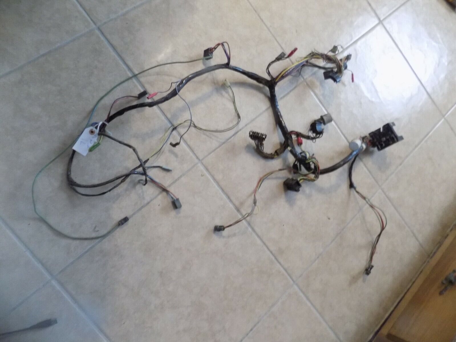 1971 FORD TORINO RANCHERO COBRA UNDER THE DASH WIRING HARNESS WITH A/C NICE