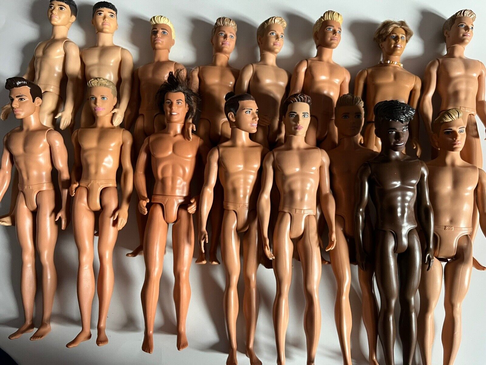 Barbie Ken Doll Lot Of  16 Nude Ooak
