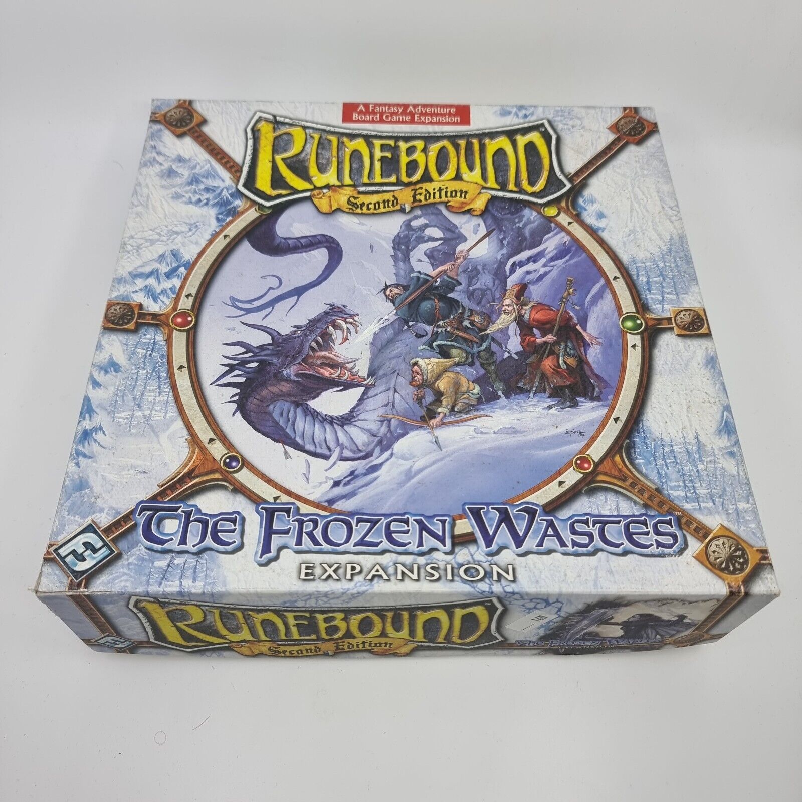 Runebound The Frozen Wastes Expansion Second Edition Board Game OOP and HTF