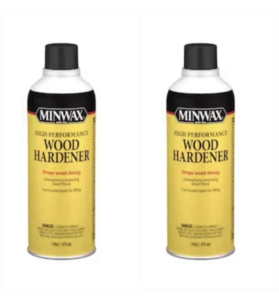 Minwax Wood Hardener 16-fl oz Clear Wood Filler 2 Pack