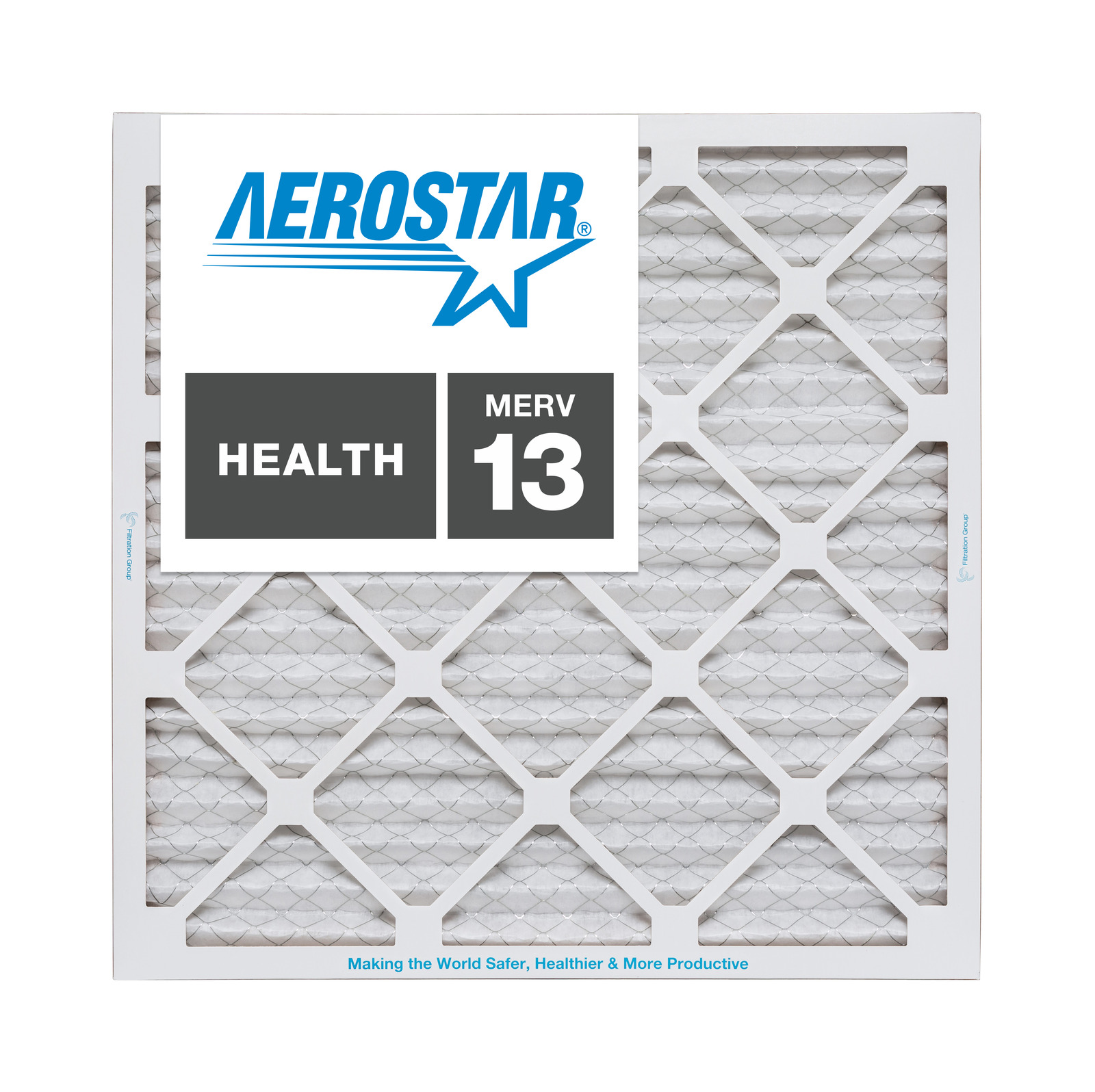 Aerostar 21x21x1 MERV 13 Furnace Air Filter, 6 Pack