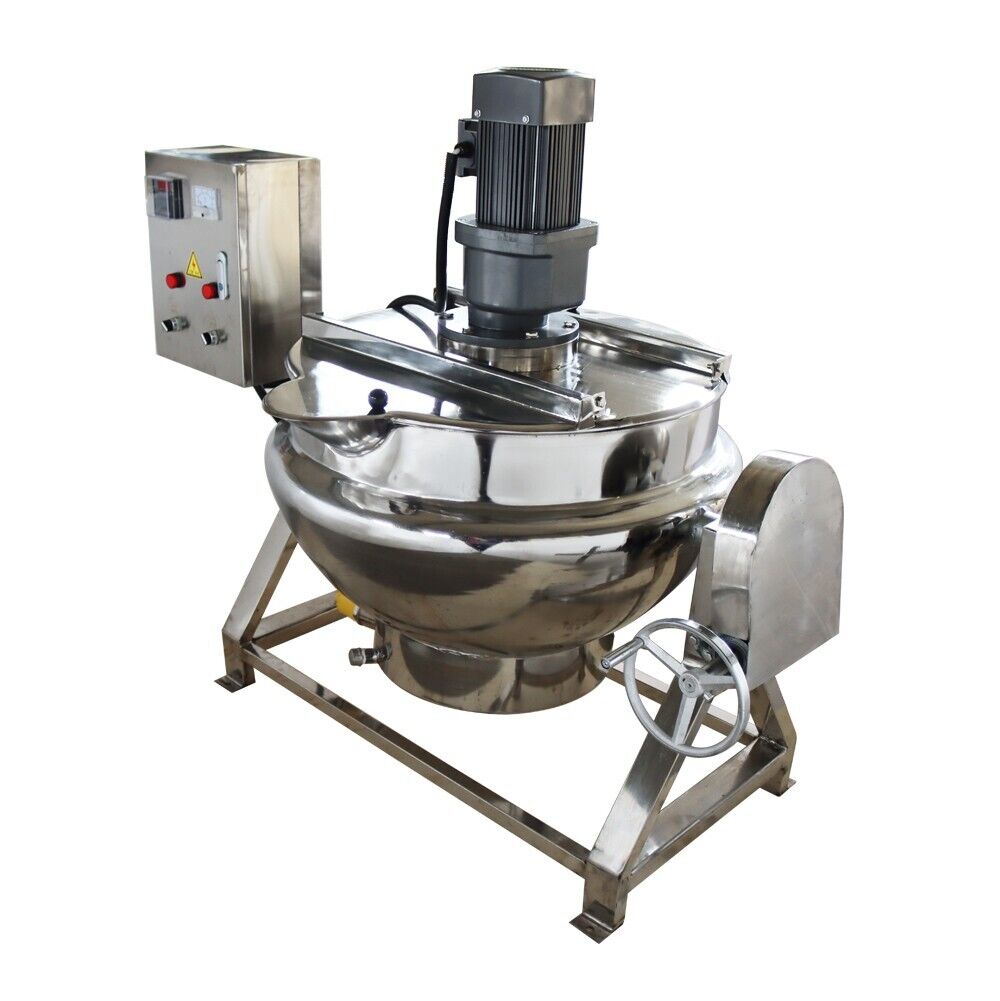 Jacketed Kettle 26.5Gallon Commercial Cooking Jacketed Kettle 220V Uniform Heat