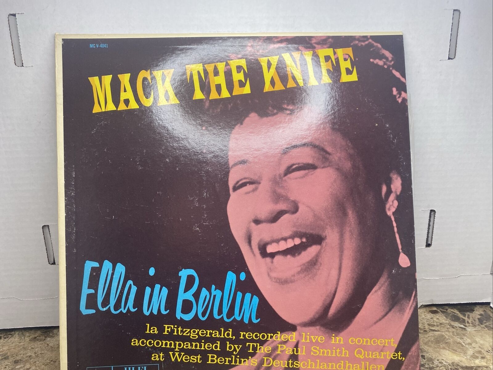 ELLA FITZGERALD Mack The Knife - Ella in Berlin 1960 LP Vinyl |  MG V-4041