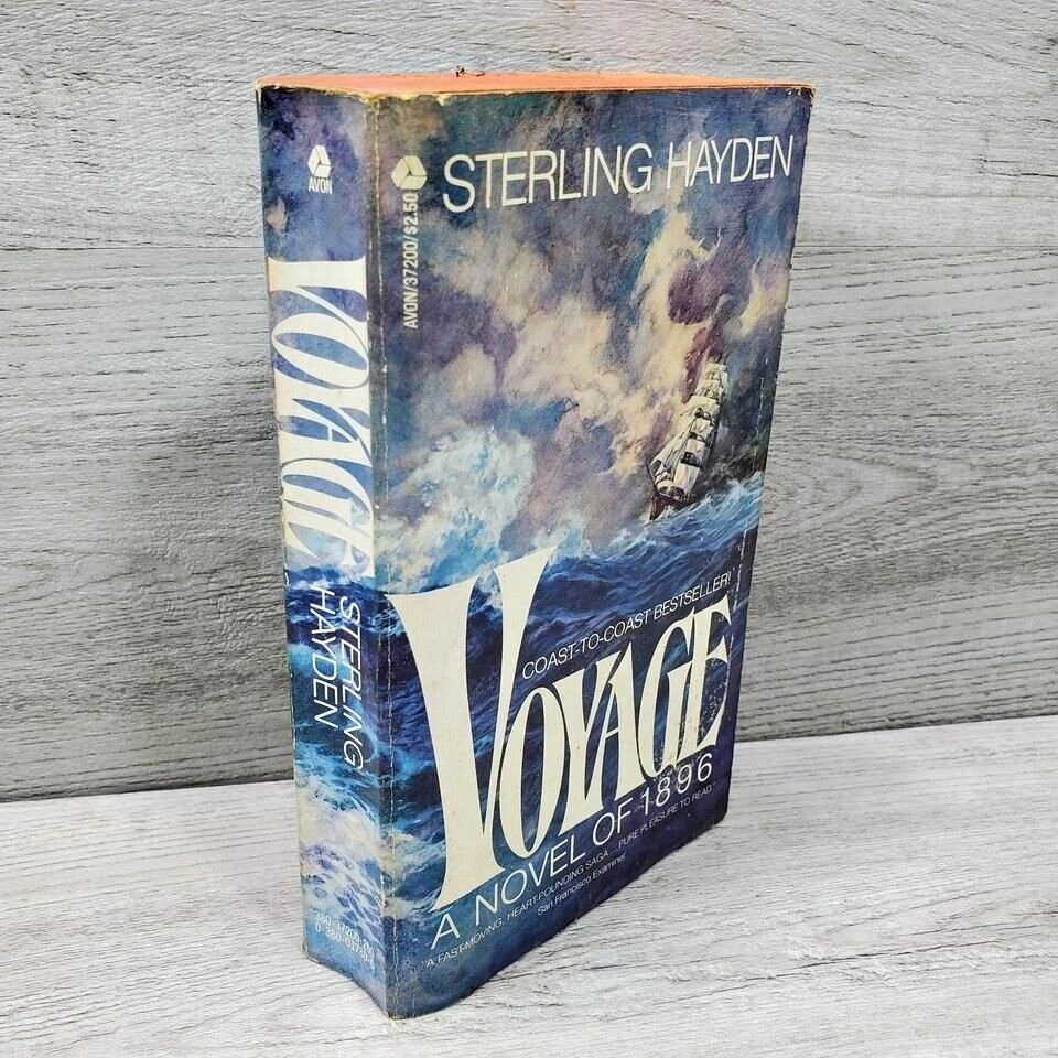 1976 Voyage A Novel Of 1896 Sterling Hayden Old Vintge Book Fair Condition D26