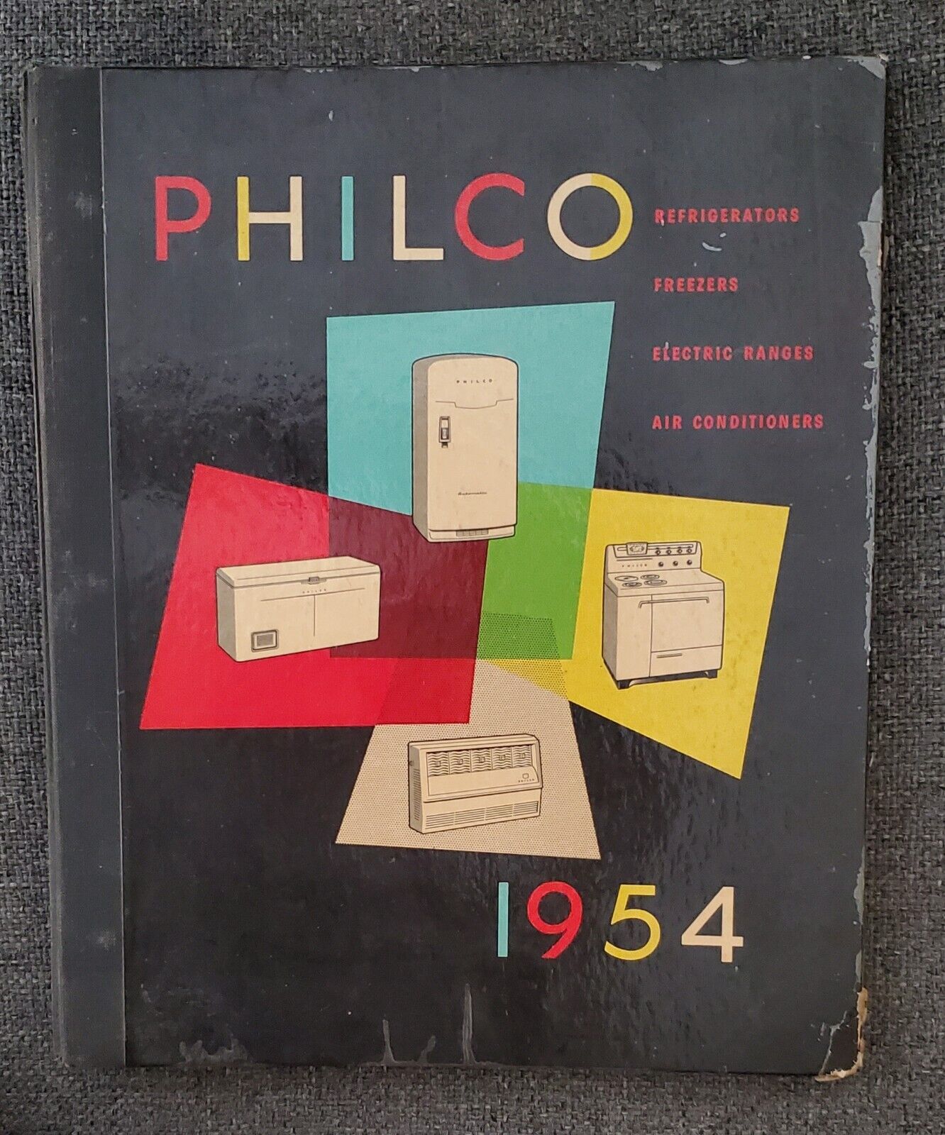 ORIG 1954 PHILCO APPLIANCE  CATALOG  BOOK FRIDGE FREEZER STOVE   ADVERTISEMENTS