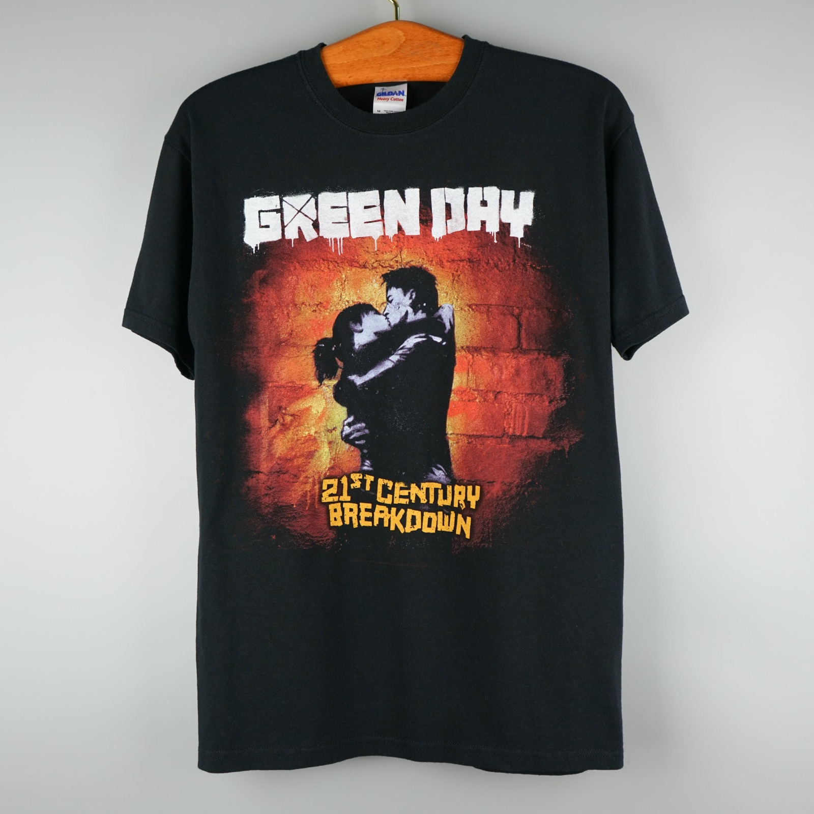 Vintage Green Day 21 St Century Breakdown Black T-Shirt Cotton Unisex Tee S-5XL