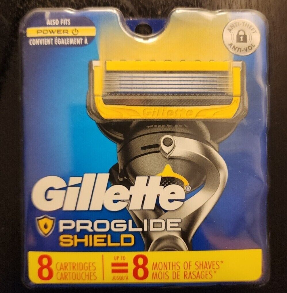 Gillette Fusion5 ProShield Men\'s Razor Blade Refills, 8 Cartridges BNIB
