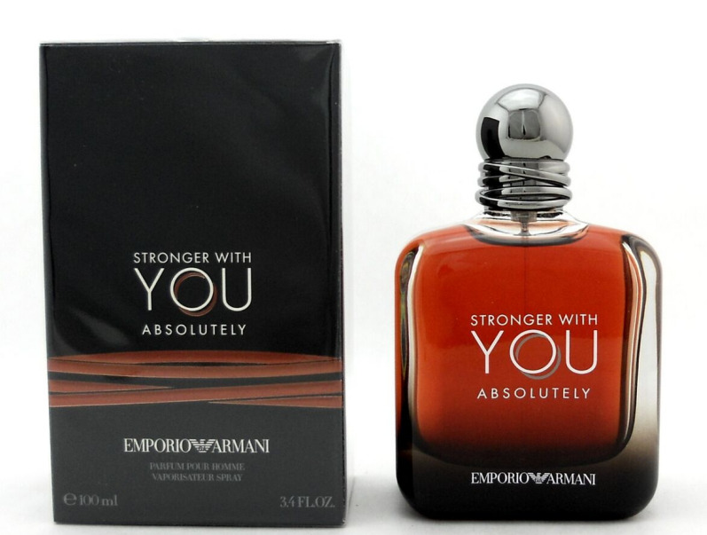 Emporio Armani Stronger With You ABSOLUTELY 3.4oz.Parfum Spray New