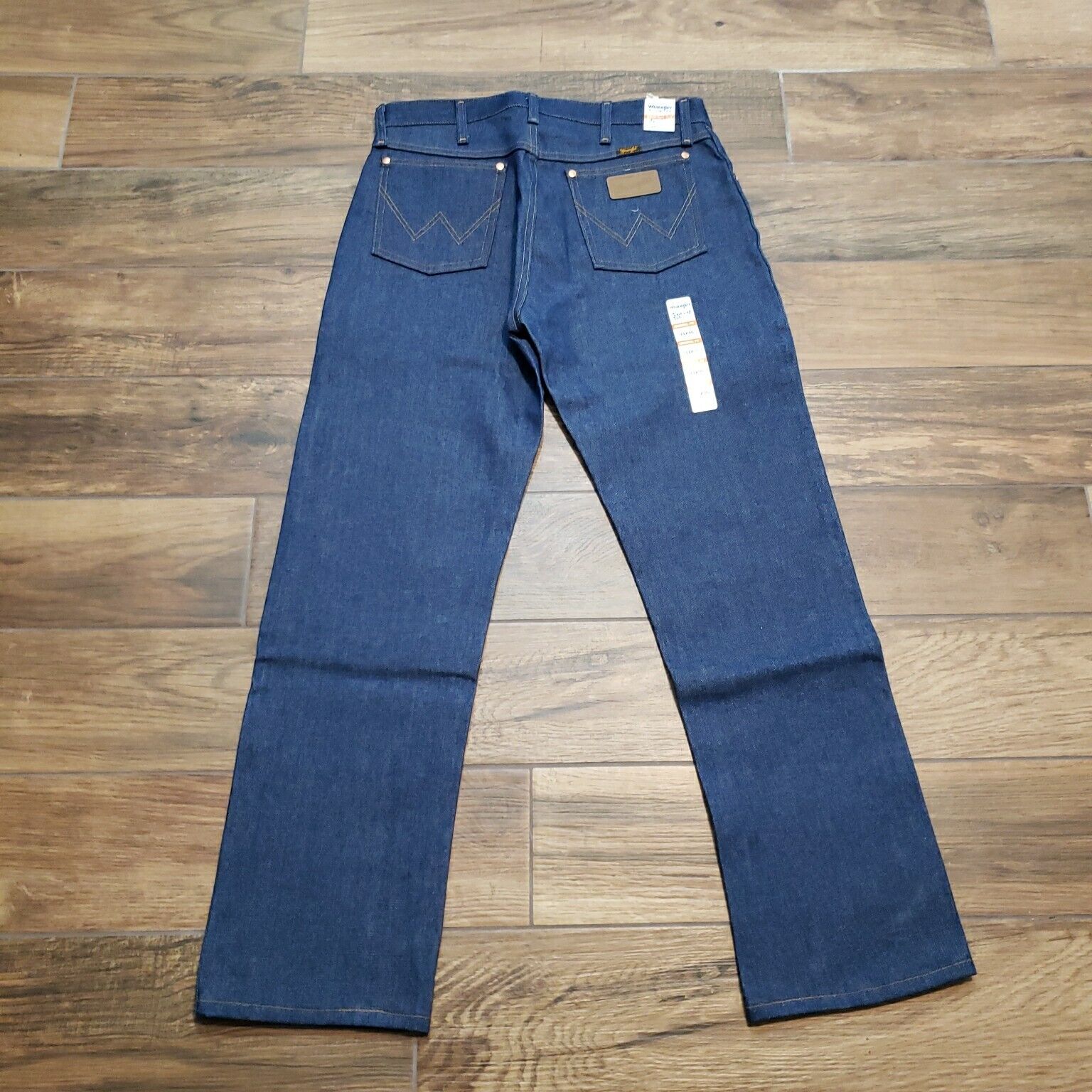 Vintage Wrangler Jeans Mens 33x30 Indigo Denim Cowboy Cut Rodeo 13WMZ Deadstock