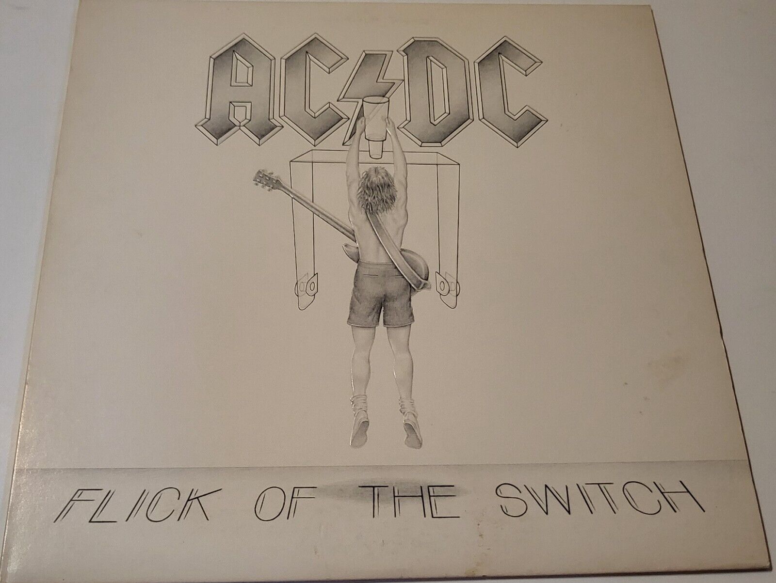 AC/DC  Flick of The Switch  1983  Atlantic 80100-1  Hard Rock Embossed Sleeve VG