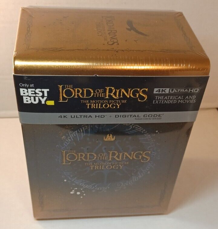 The Lord of the Rings Trilogy 4K Steelbook -NEW (Sealed)-Box Shipping w/Tracking