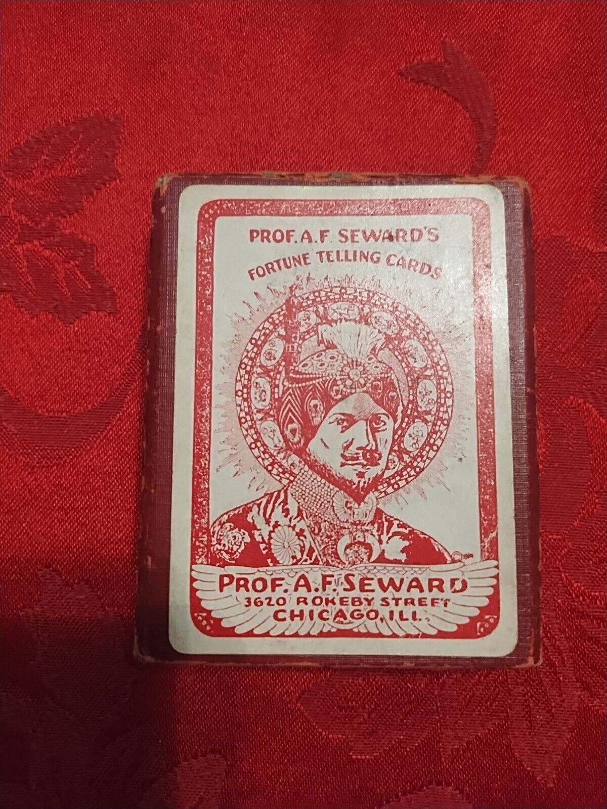 VINTAGE ANTIQUE RARE PROF A. F. SEWARDS FORTUNE TELLING CARDS 1930'S (READ)