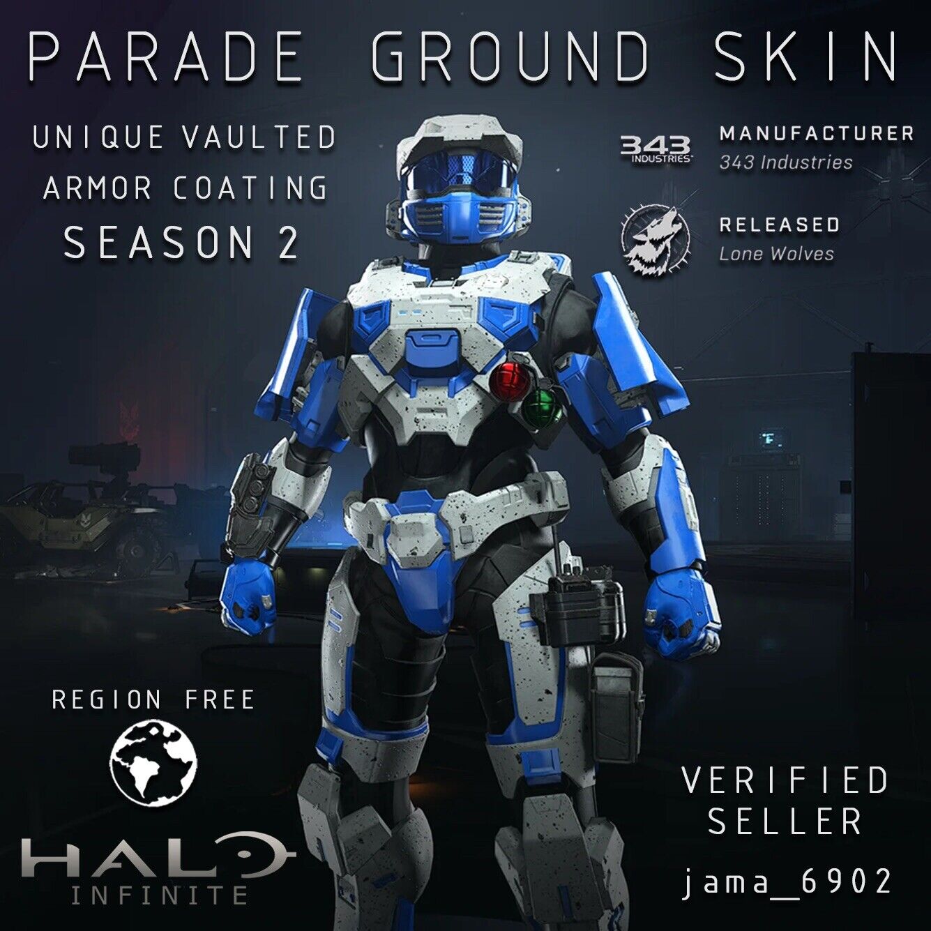 🔥Halo Infinite Parade Ground Armor Coating Skin🔥