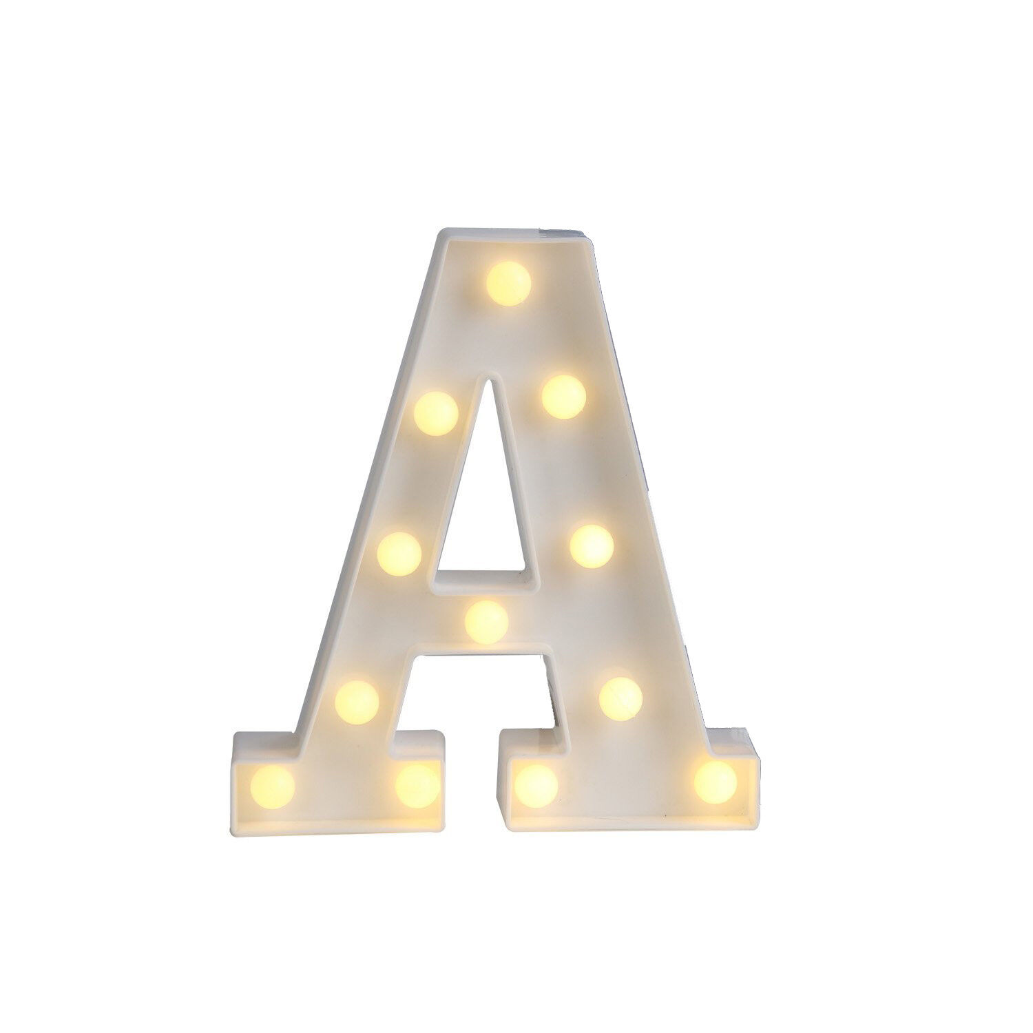 Light Up Letter LED Alphabet PlasticParty Sign Wedding Festival Stand Decoration