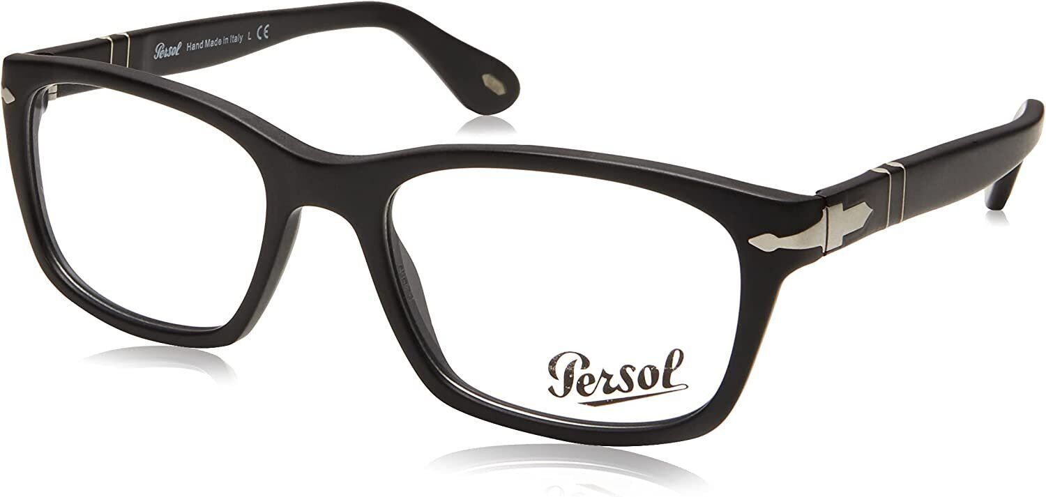 Persol PO3012V 900 54mm Matte black Square Eyewear Frames