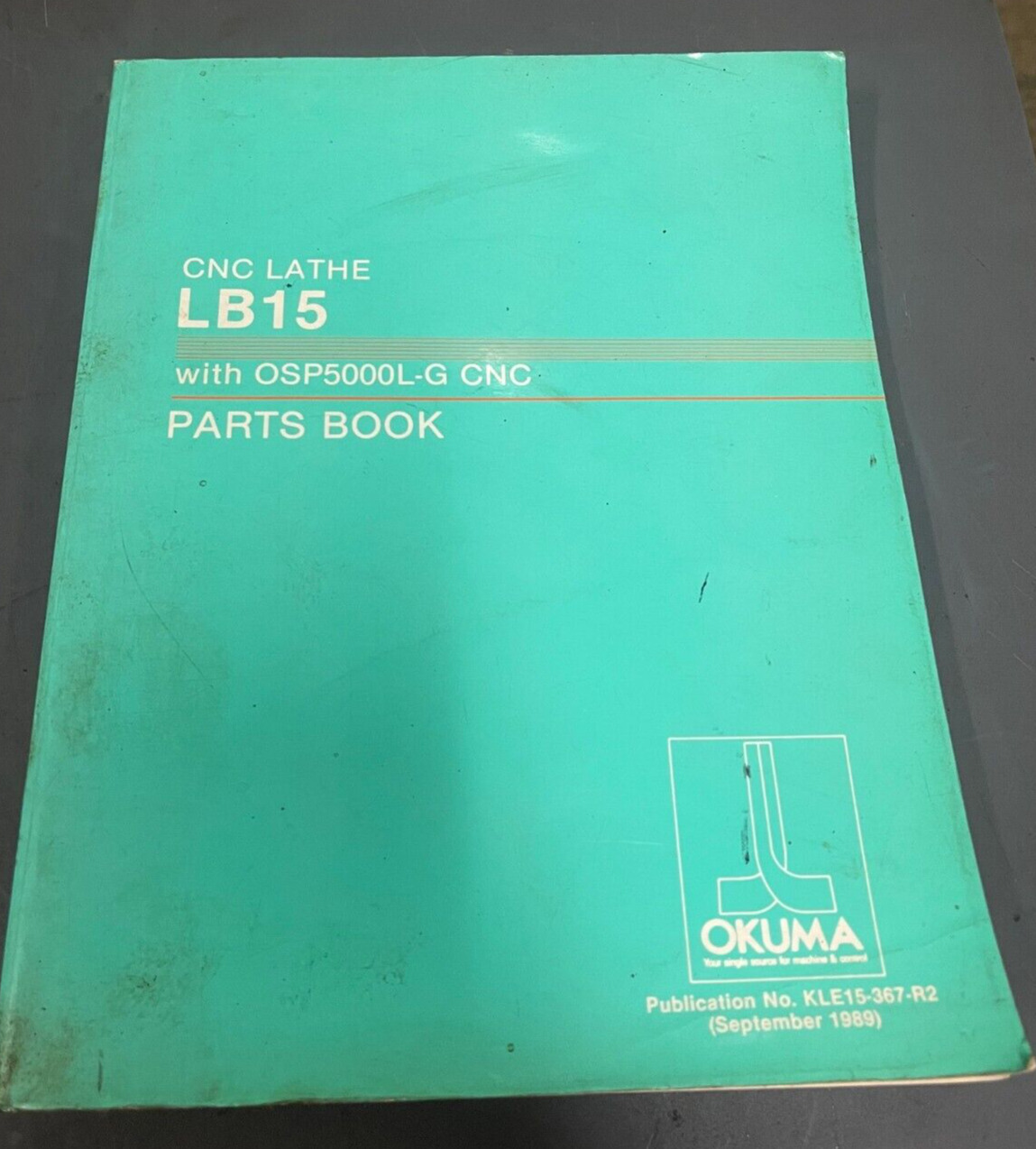 OKUMA CNC LATHE LB15 WITH OSP5000L-G CNC PARTS BOOK