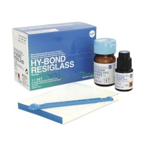 Shofu Hy-Bond Resiglass Resin Modified Glass Ionomer Dental Cement 15gm/8.6ml FS