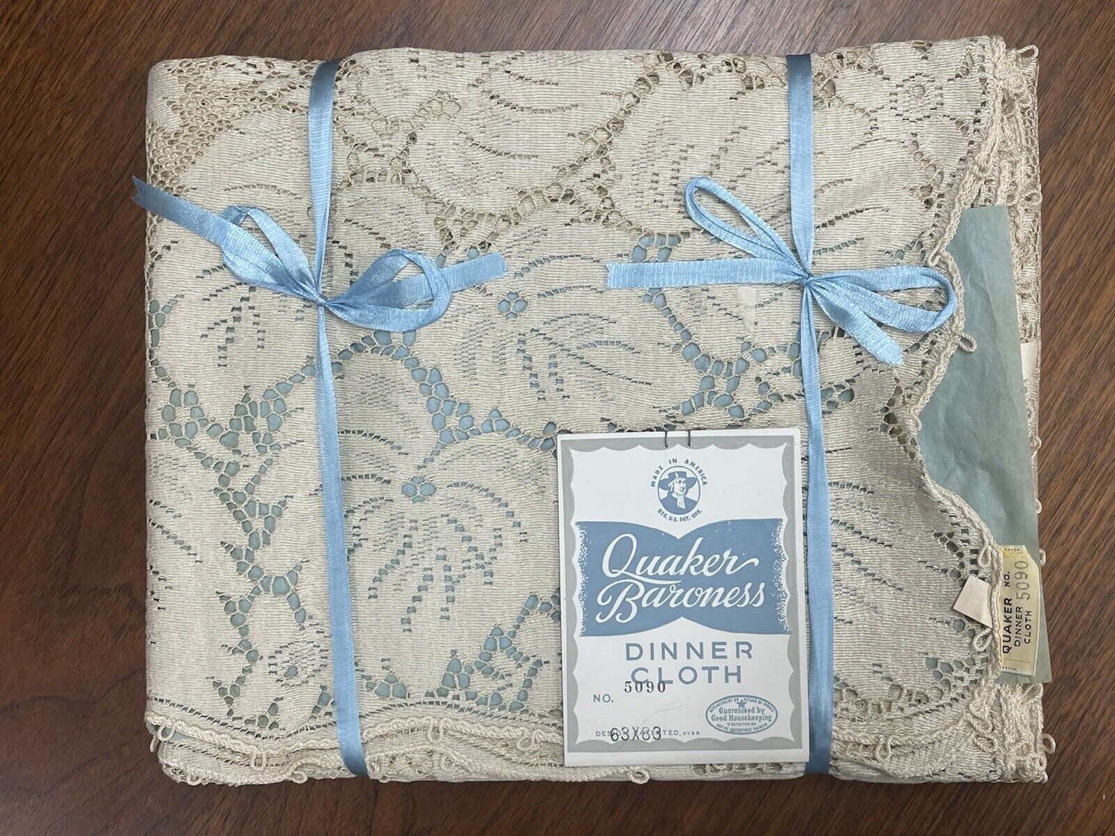 NEW Quaker Baroness Dinner Cloth Pattern #5090 63”x83”