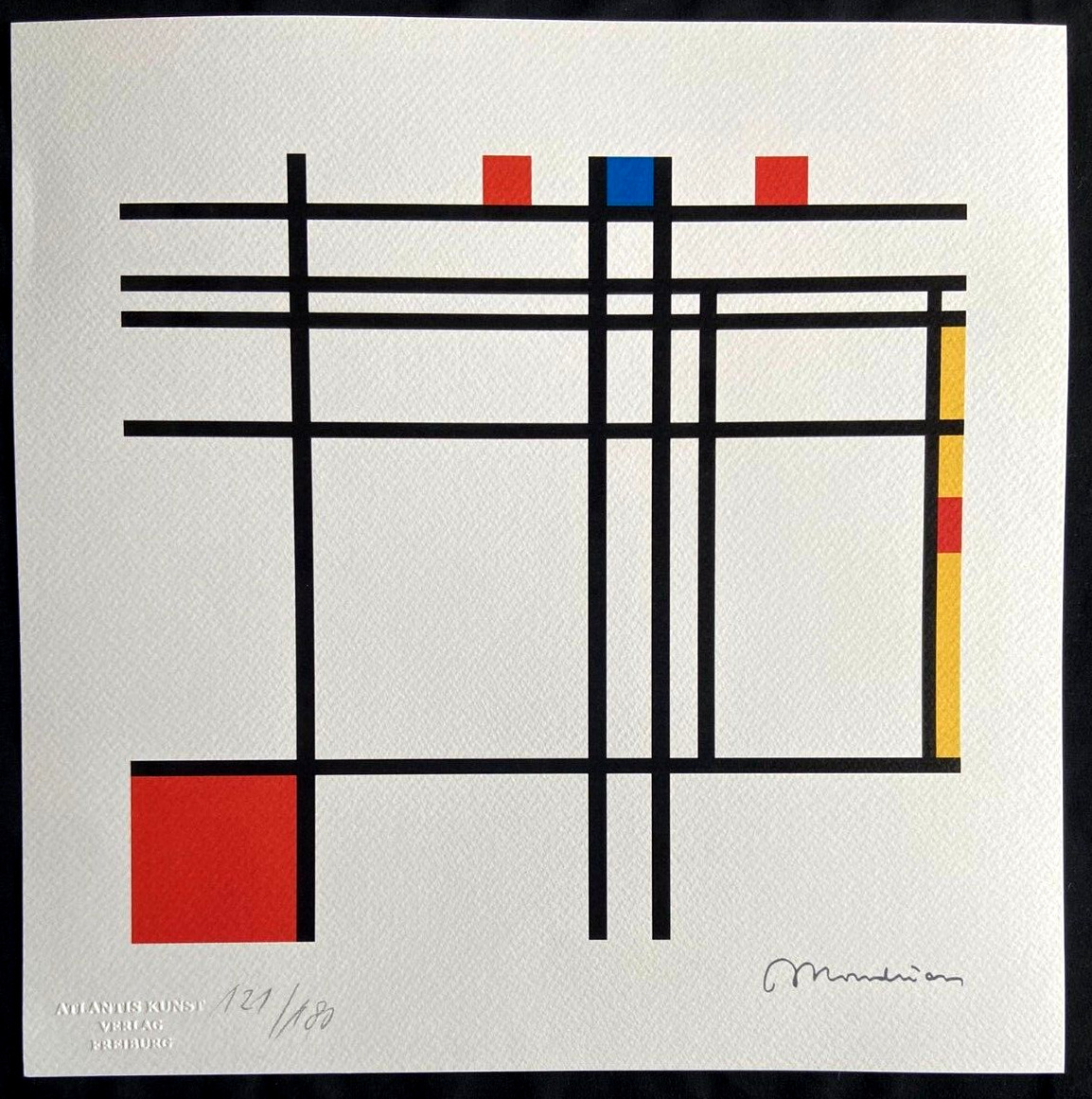 Piet Mondrian Lithograph 1978, 180ex- ( Theo Van Doesburg Victor Vasarely)