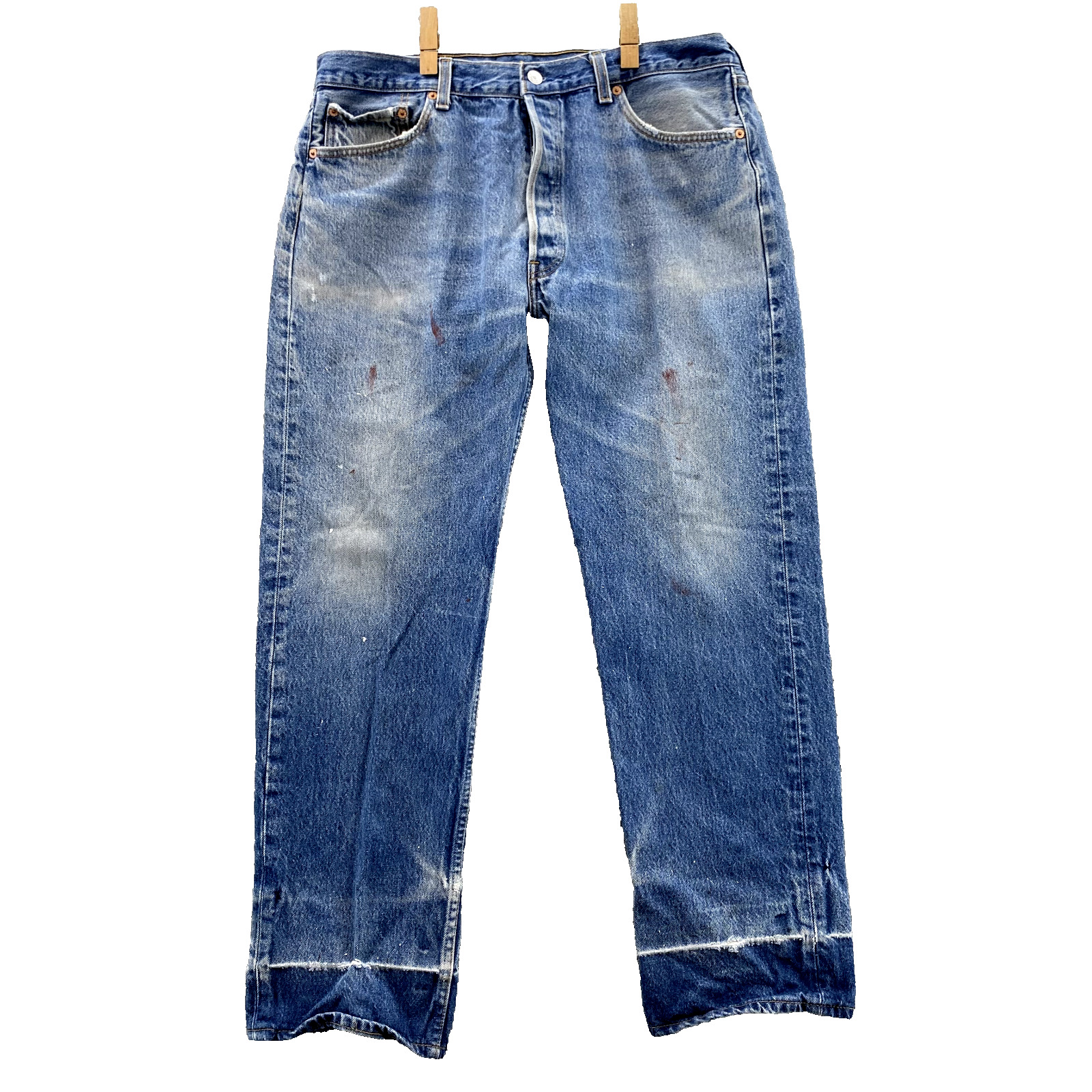 Vintage Levi\'s 501 XX Jeans Mens 34x30* Straight Button Fly 90\'s Denim Pants USA