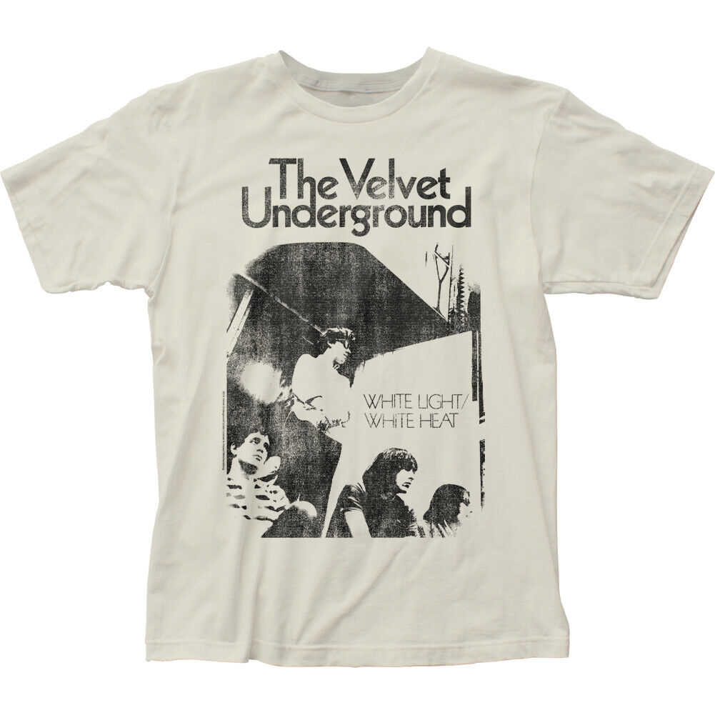 Velvet Underground White Light T Shirt Mens Licensed Rock N Roll Vintage White