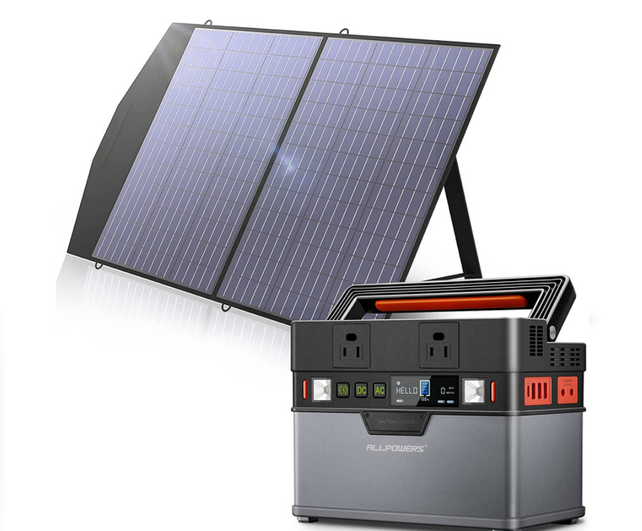 ALLPOWERS S300 300W 288Wh Solar Generator Portable Power Station & Solar Panel